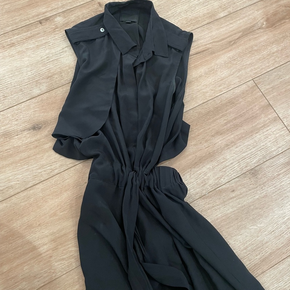 Intermix silk dress